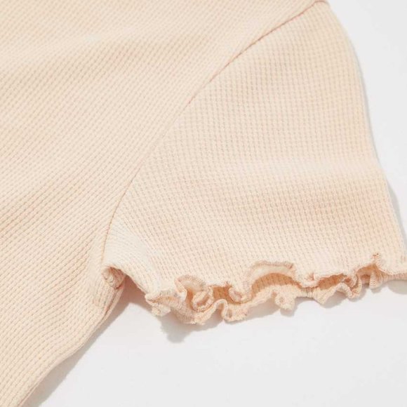 American Eagle Waffle Baby Tee - Picture 3 of 3